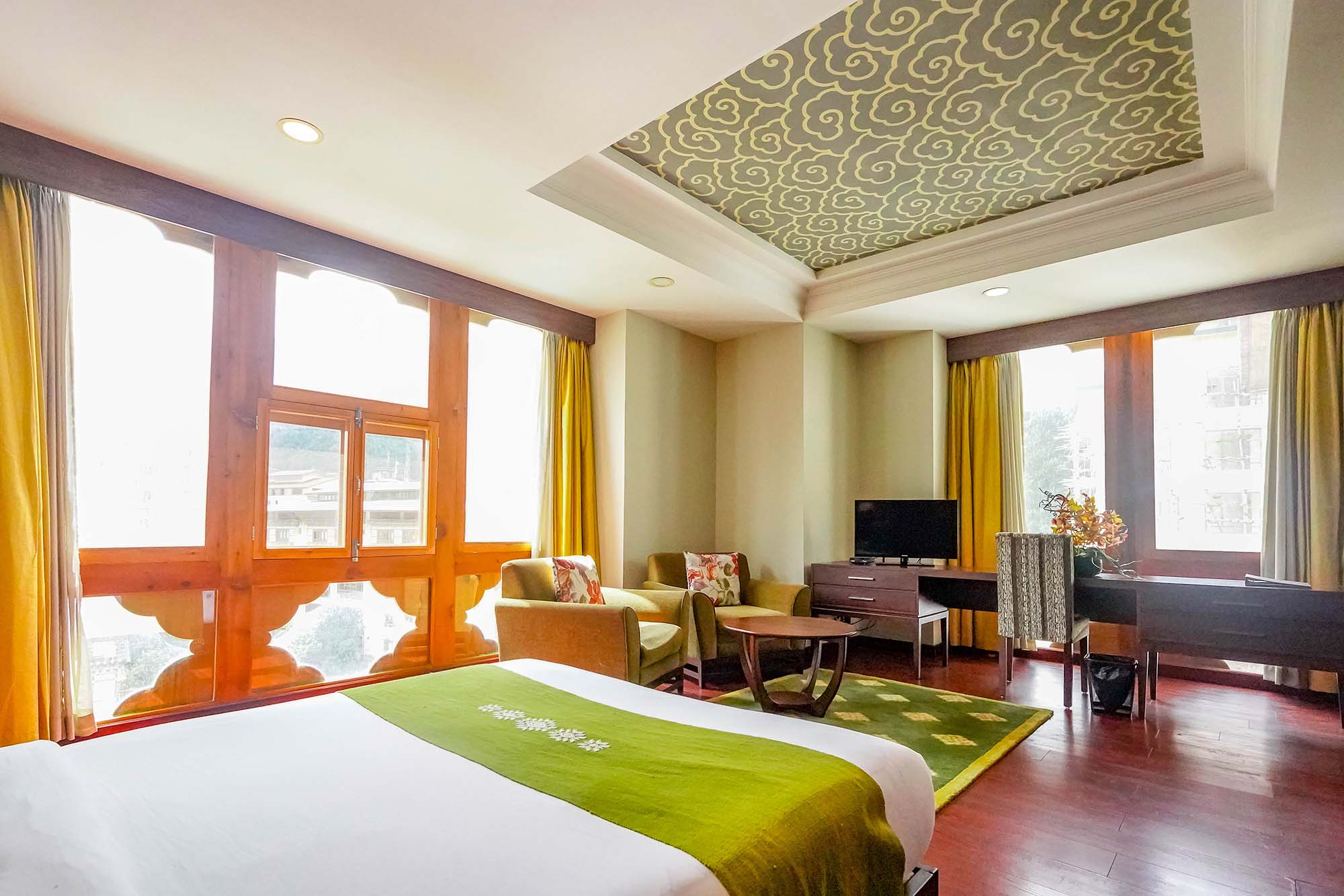 city hotel thimphu deluxe room